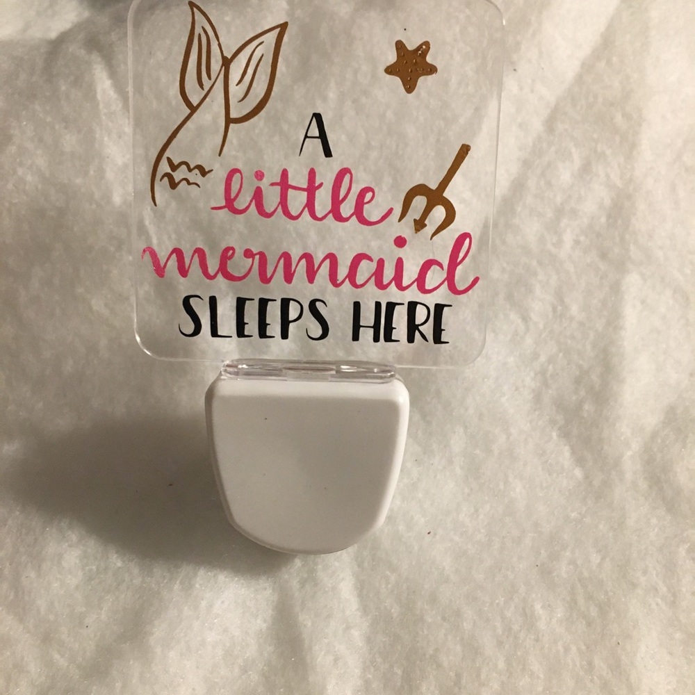 mermaid night light